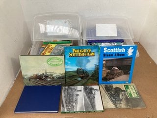 QTY OF ASSORTED BOOKS TO INCLUDE SCOTTISH STEAM ALBUM BY BRIAN MORRISON: LOCATION - H5