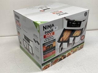 NINJA FOODI MAX 9.5 LITRE DUAL ZONE AIR FRYER(SEALED) - MODEL AF400UKWH - RRP £230: LOCATION - BOOTH