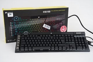 CORSAIR K100 RGB OPTICAL-MECHANICAL GAMING KEYBOARD - RRP £229: LOCATION - BOOTH