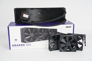 NZXT KRAKEN 360 AIO CPU 360MM LIQUID COOLER - MODEL RL-KN360-B1 - RRP £159: LOCATION - BOOTH