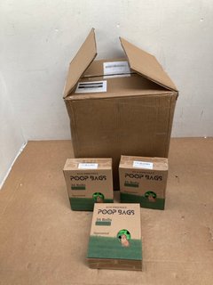 20 X BOXES OF ECO FRIENDLY POOP BAGS - 36 ROLLS: LOCATION - G3