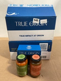 12 X TRUE ORIGIN SPICY DUO LIME PICKLE/HOT MANGO CHUTNEY - BBE 14.02.26: LOCATION - G8