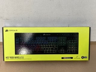 CORSAIR K57 RGB WIRELESS GAMING KEYBOARD - RRP £100: LOCATION - G14