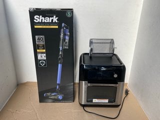 SHARK ANTI HAIR WRAP CORDLESS VACUUM - MODEL: IZ202UK TO INCLUDE UTEN 10L TOUCH SCREEN AIR FRYER OVEN: LOCATION - F17