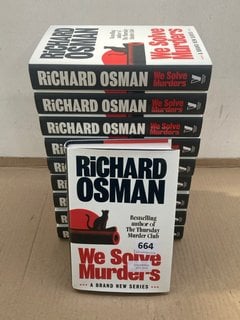 10 X WE SOLVE MURDERS BOOKS BY RICHARD OSMAN: LOCATION - F15