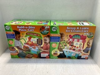 LEAPFROG SCOOP AND LEARN ICE CREAM CART TO INCLUDE LEAPFROG BUILD A SLICE PIZZA CART: LOCATION - F14