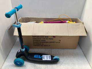 EVO ECLIPSE BABY BLUE SCOOTER TO INCLUDE TROLLS DESIGN 14" BIKE: LOCATION - F13