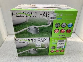 2 X FLOWCLEAR POOL HEATERS: LOCATION - F12