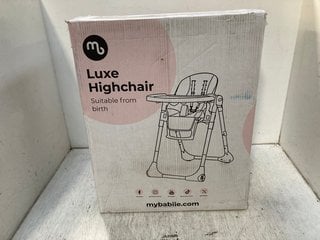 MYBABIE LUXE CHILDRENS HIGHCHAIR: LOCATION - F11