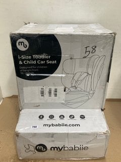 MYBABIE I-SIZE TODDLER AND CHILD CAR SEAT: LOCATION - F8