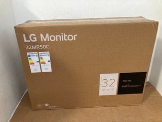 LG 32 INCH MONITOR - MODEL: 32MR50C-B: LOCATION - WH4