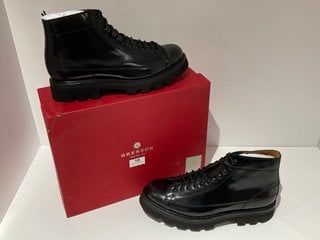 GRENSON MEN'S ANDY LEATHER MONKEY BOOTS - BLACK COLORADO - UK 9 - RRP £325: LOCATION - LUXURY