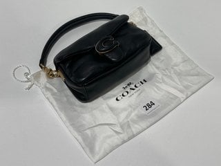 COACH 26 TABBY SHOULDER PILLOW BAG - BLACK - RRP £505: LOCATION - LUXURY