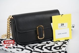 MARC JACOBS WOMEN'S THE J MARC MINI SHOULDER BAG - BLACK - RRP £325: LOCATION - LUXURY