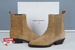 ISABEL MARANT WOMEN'S DELENA SUEDE ANKLE BOOTS - UK 6 - RRP £595: LOCATION - LUXURY