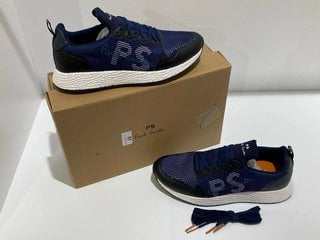 PS PAUL SMITH MEN'S KRIOS RUNNING STYLE TRAINERS - DARK NAVY - UK 8 - RRP £170: LOCATION - LUXURY