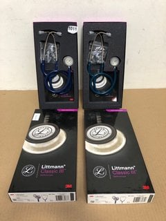 2 X LITTMANN CLASSIC III STETHOSCOPES IN AQUA/BLUE - £89 EACH: LOCATION - PB