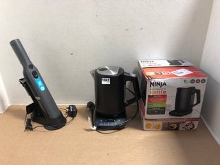 SHARK NINJA PERFECT TEMPERATURE KETTLE TO INCLUDE SHARK CORDLESS HANDHELD VACUUM CLEANER: LOCATION - AR4