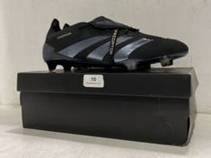 ADIDAS PREDATOR ELITE HYBRID TOUCH 2.0 FOOTBALL BOOTS BLACK - SIZE 10 - RRP £240