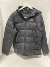 NAPAPIJRI MENS SUHRE PUFFER JACKET IN BLACK SIZE MEDIUM - RRP £135.95