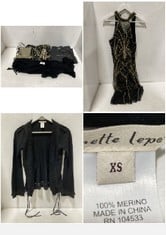 4 X ASSORTED WOMENS CLOTHING TO INCLUDE LIPSY LONDON SKIRT IN BLACK SIZE UK14