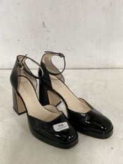 COSMOPARIS WOMENS NELLA HEEL BABIES IN BLACK VARNISH SIZE UK 7 - RRP £149