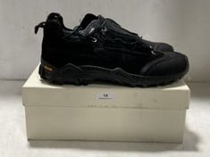 OUR LEGACY WOMEN'S GABE STEALTH BLACK LEATHER TRAINERS- SIZE 45- RRP £410