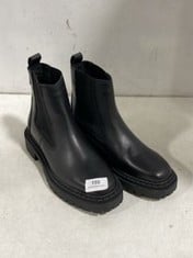 MODA IN PELLE "SHOON" SH OTAGO BLACK LEATHER BOOTS IN SIZE UK6 RRP £149