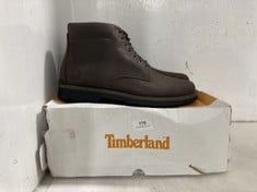 TIMBERLAND MENS ALDEN BROOK MID ZIP WATERPROOF BOOTS IN BROWN SIZE UK11 RRP £180