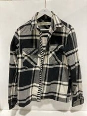 OFF-WHITE FLANNEL SHIRT IN WHITE/BLACK/PINK- SIZE S- RRP £510