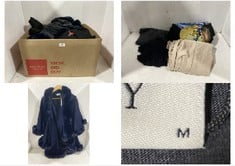 APPROX 30 X ASSORTED ADULTS CLOTHING TO INCLUDE KANGOL JACKET IN BLACK SIZE MEDIUM