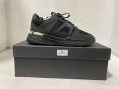 MALLET MARQUESS TRAINERS IN CROC MIDNIGHT - SIZE UK 5 - RRP £156