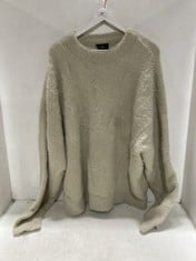 LFDY ADULTS PRAYING MOHAIR SWEATER IN CREAM SIZE XL