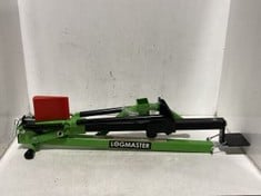 LOGMASTER FOOT OPERATED LOG SPLITTER IN GREEN