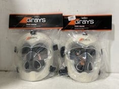 2 X GRAYS HOCKEY SENIOR FACE MASK