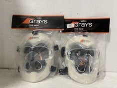 2 X GRAYS HOCKEY SENIOR FACE MASK