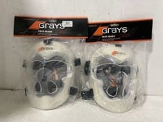 2 X GRAYS HOCKEY SENIOR FACE MASK