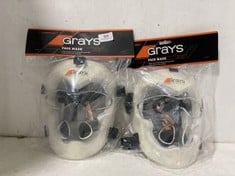 2 X GRAYS HOCKEY SENIOR FACE MASK