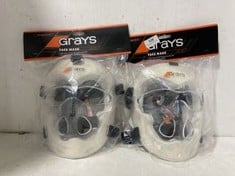 2 X GRAYS HOCKEY SENIOR FACE MASK