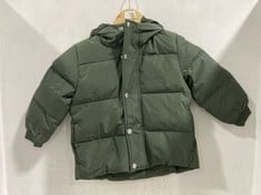 LIEWOOD KID'S PALLE PUFFER DOWN JACKET IN COLOUR HUNTER GREEN- SIZE 92 (2 YEARS)- RRP £152