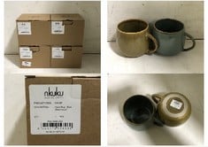 4 X BOXES OF NKUKU MUGS TO INCLUDE NKUKU KALINI MUG IN BLUE