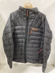 BEAR HEAD REC DOWN JACKET IN BLACK- SIZE L-RRP £125