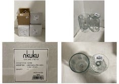 4 X BOXES OF SET OF 4 NKUKU SIGIRL SMALL WINE GLASSESS