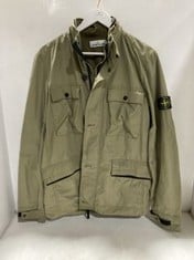 STONE ISLAND NASLAN LIGHT WATRO JACKET OLIVE - SIZE L - RRP £345