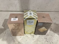 3 X ASSORTED FRAGRANCES TO INCLUDE JAZZAB GOLD BY ARD AL ZAAFARAN 100ML EDP