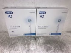 2 X ORAL-B IO TEST DRIVE REFILLS KIT