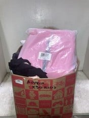 APPROX 30 X ASSORTED CHILDRENS CLOTHING TO INCLUDE GORILLA ROBES GIRLS COAT IN PINK SIZE SMALL