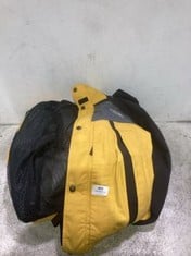 NORTH FACE GORE-TEX MULTI POCKET HOODED JACKET BLACK AND YELLOW SIZE XLG RRP- Â£720