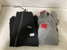 2 X ASSORTED HUGO BOSS ADULTS CLOTHES TO INCLUDE BOSS HOODIE IN BLACK SIZE L