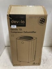 DEVOLA 12L COMPRESSOR DEHUMIDIFIER - DV12L